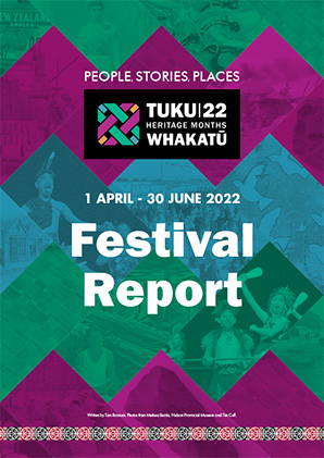 Tuku 22 Whakatu Heritage Month Report Aug 2022 cover